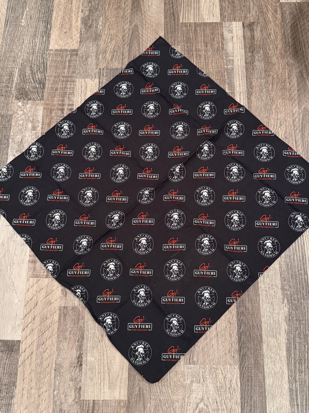 Guy Fieri Black Logo Bandana
